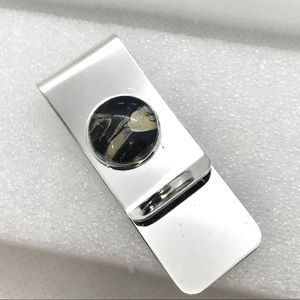 Handmade money clip silver plated